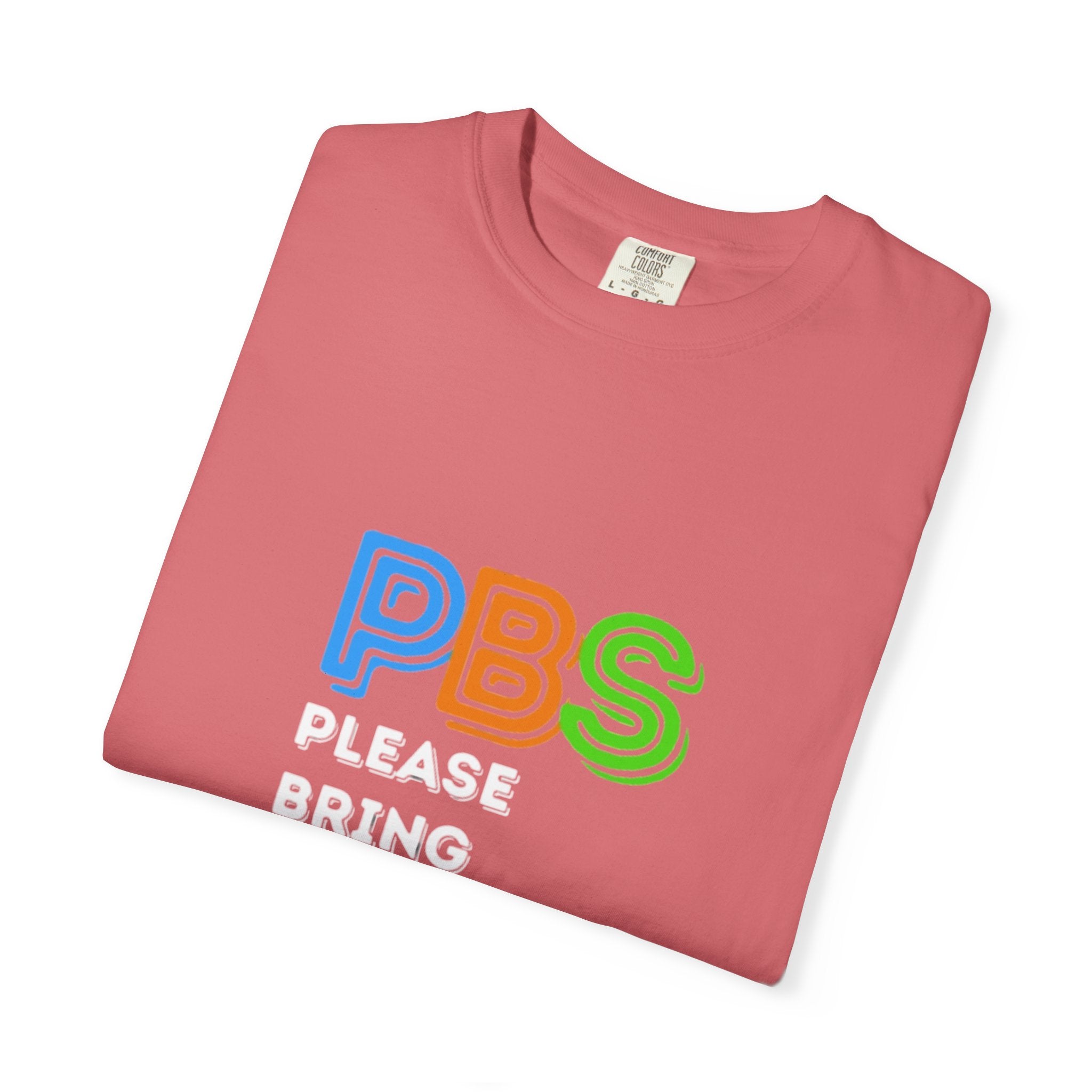 Please Bring Senkos T-Shirt — Retro PBS Logo Graphic Tee
