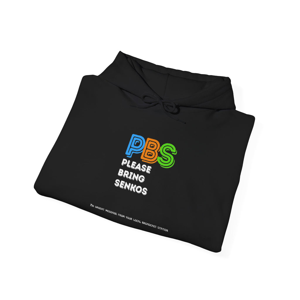 PBS Please Bring Senkos hoodie | Black Pullover Sweatshirt
