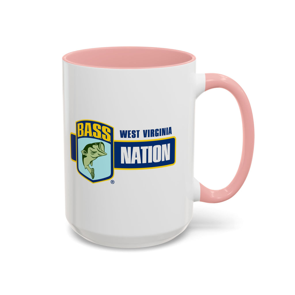 West Virginia Bass Nation Coffee Mug — Fishing Enthusiast Accent Mug