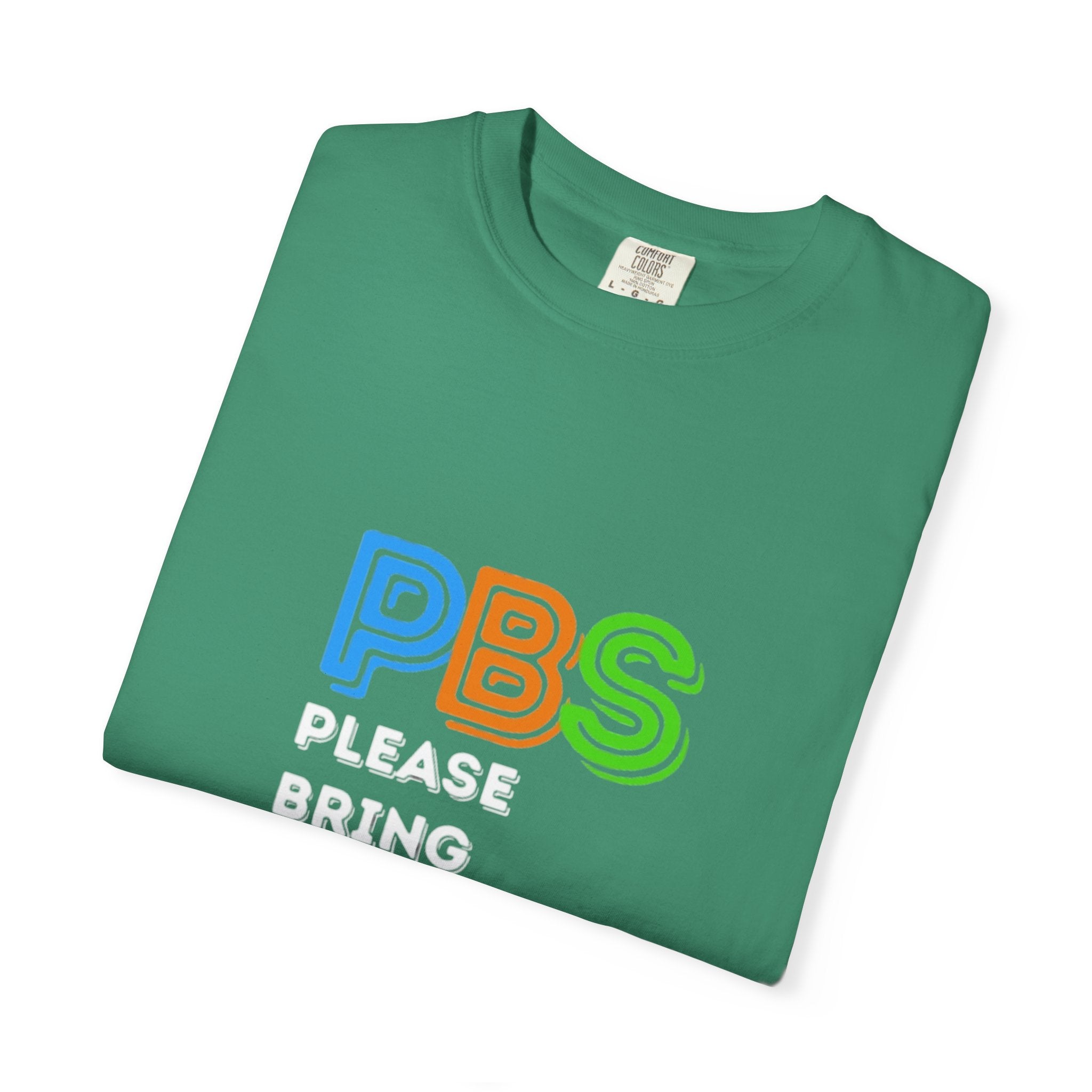 Please Bring Senkos T-Shirt — Retro PBS Logo Graphic Tee