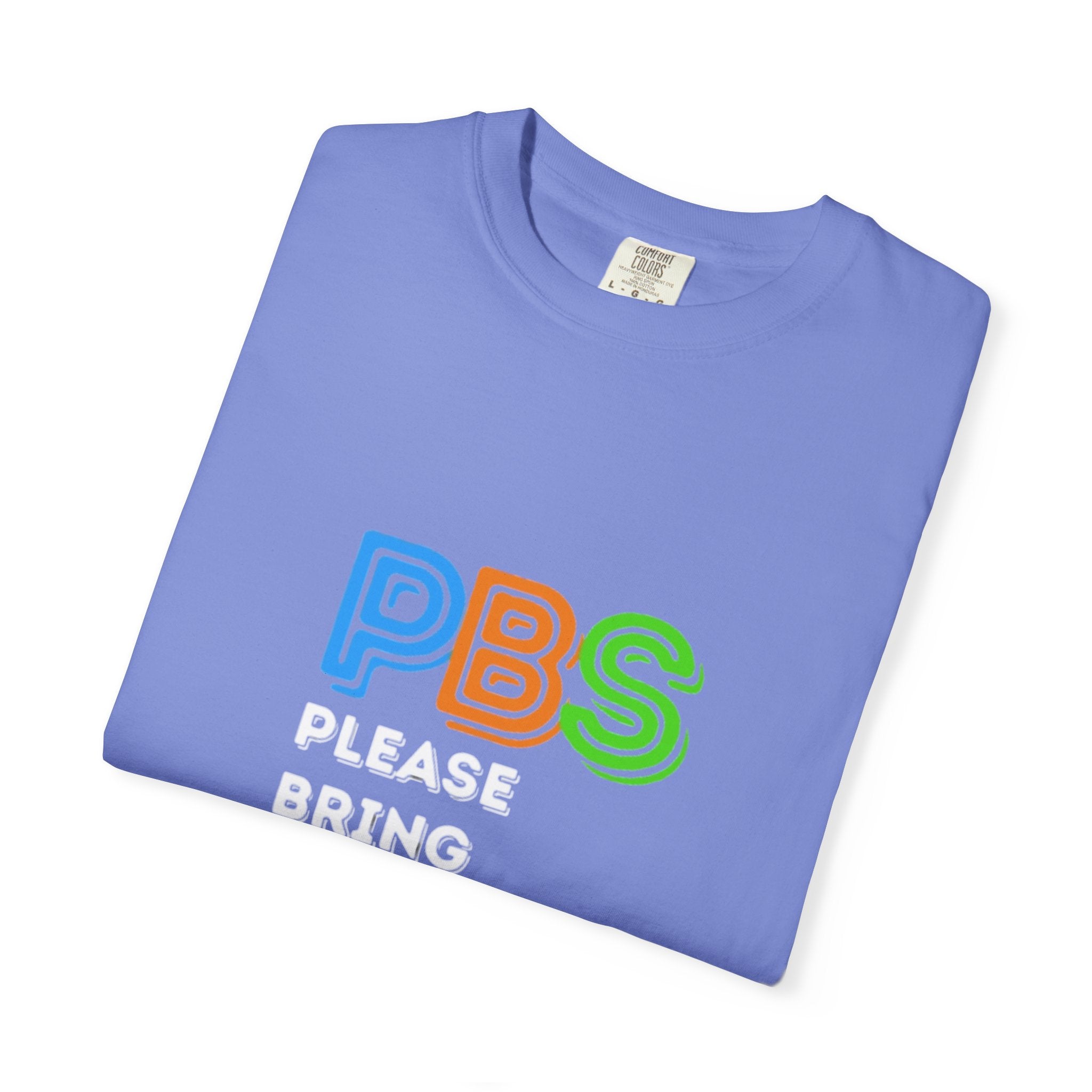 Please Bring Senkos T-Shirt — Retro PBS Logo Graphic Tee