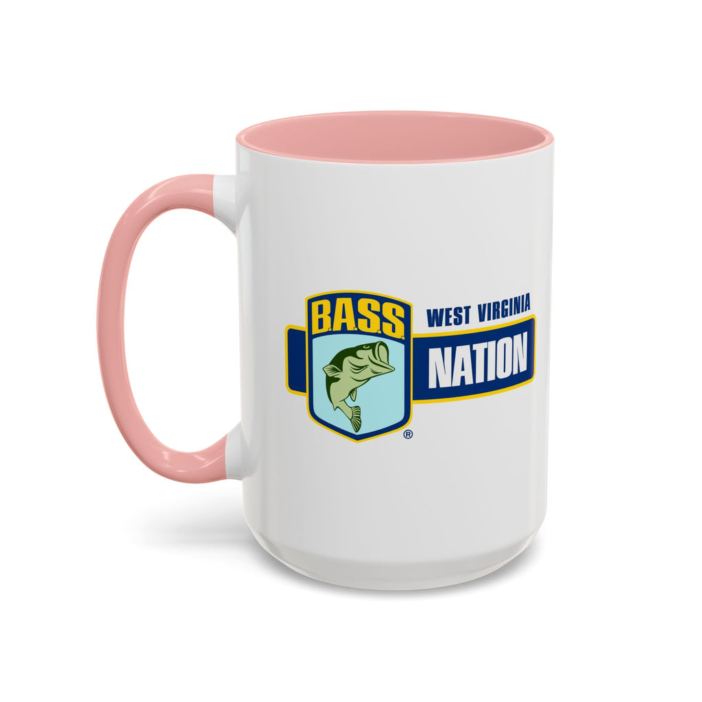 West Virginia Bass Nation Coffee Mug — Fishing Enthusiast Accent Mug