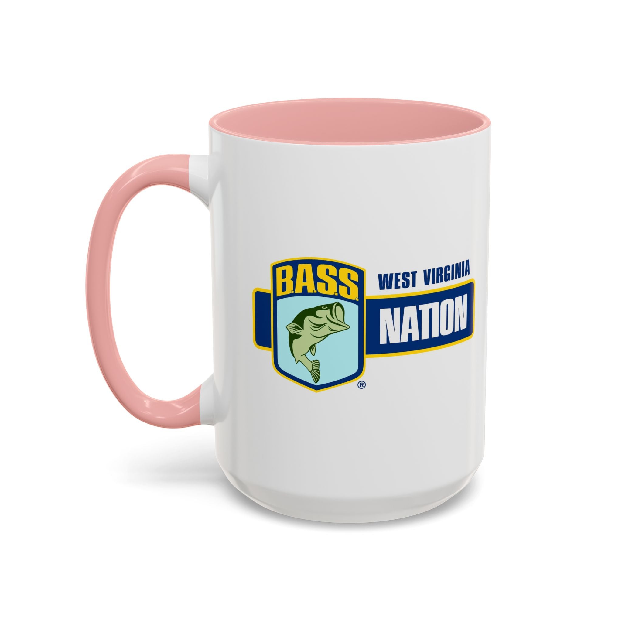 West Virginia Bass Nation Coffee Mug — Fishing Enthusiast Accent Mug