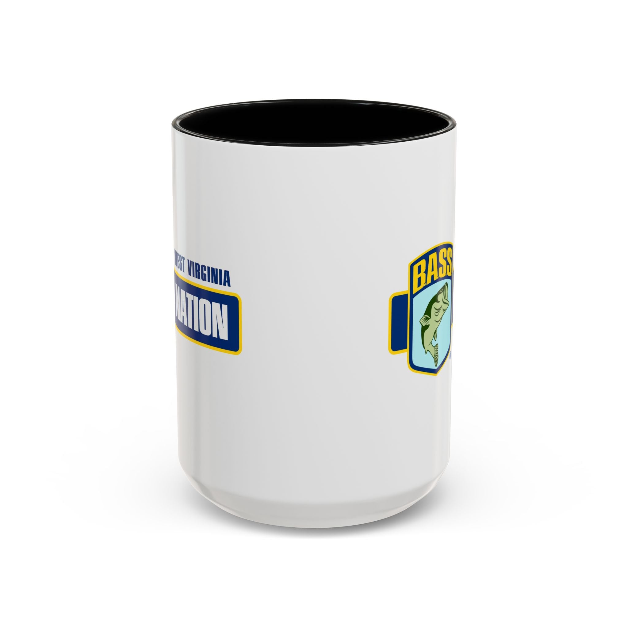 West Virginia Bass Nation Coffee Mug — Fishing Enthusiast Accent Mug