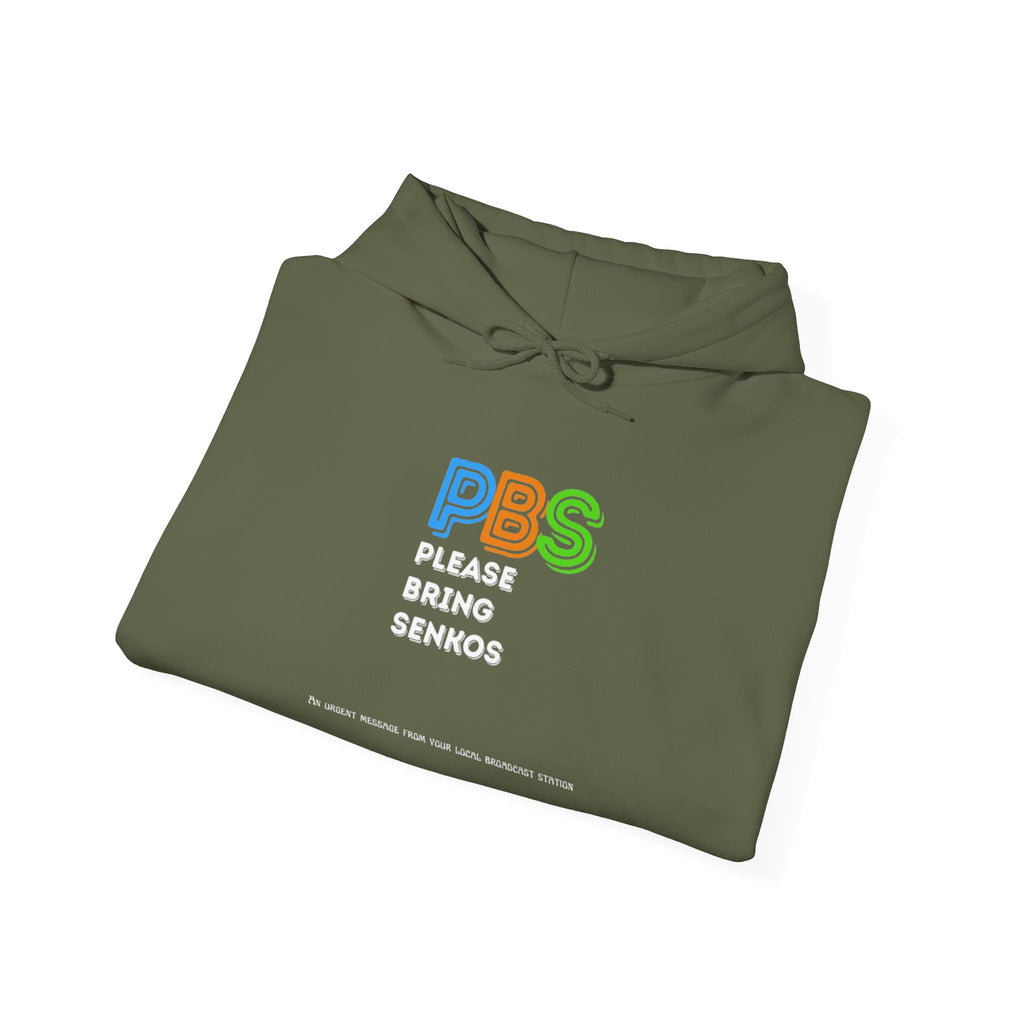 PBS Please Bring Senkos hoodie | Black Pullover Sweatshirt