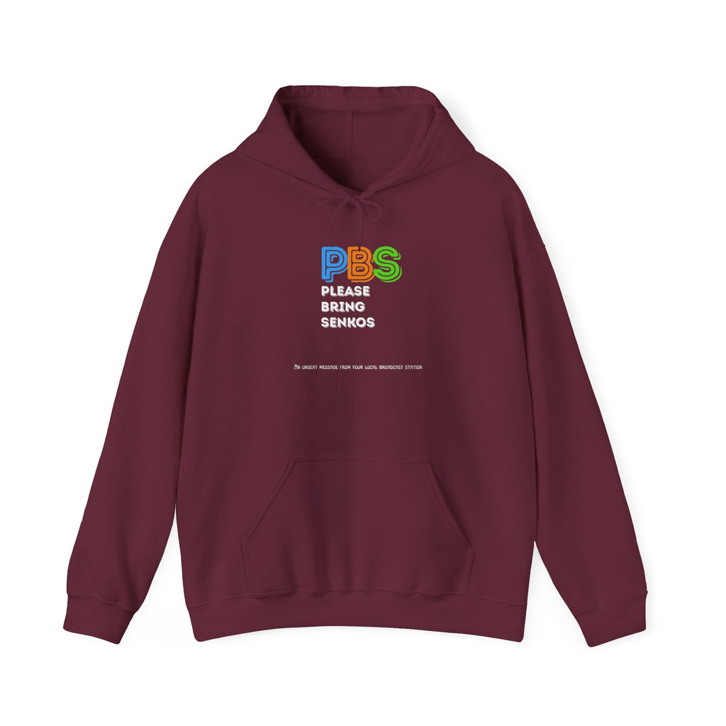PBS Please Bring Senkos hoodie | Black Pullover Sweatshirt