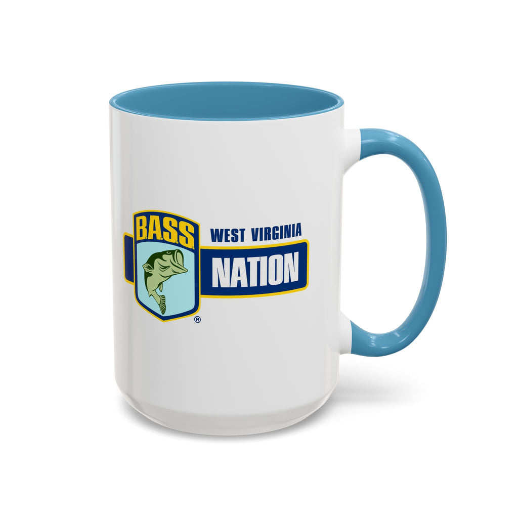 West Virginia Bass Nation Coffee Mug — Fishing Enthusiast Accent Mug